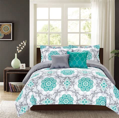 red and teal comforter|gray and teal comforters.